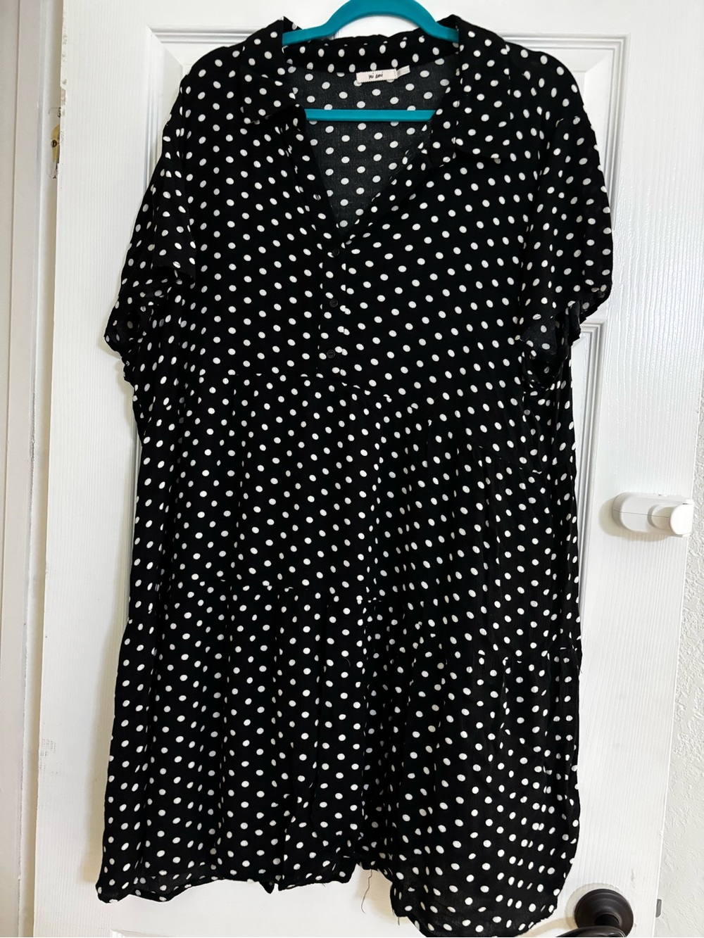 Boutique brand Black Polka Dot Short Sleeve Dress